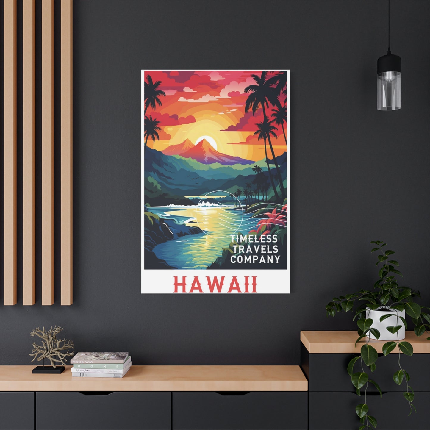 Hawaii Sunset Poster Wall Art & Canvas Prints