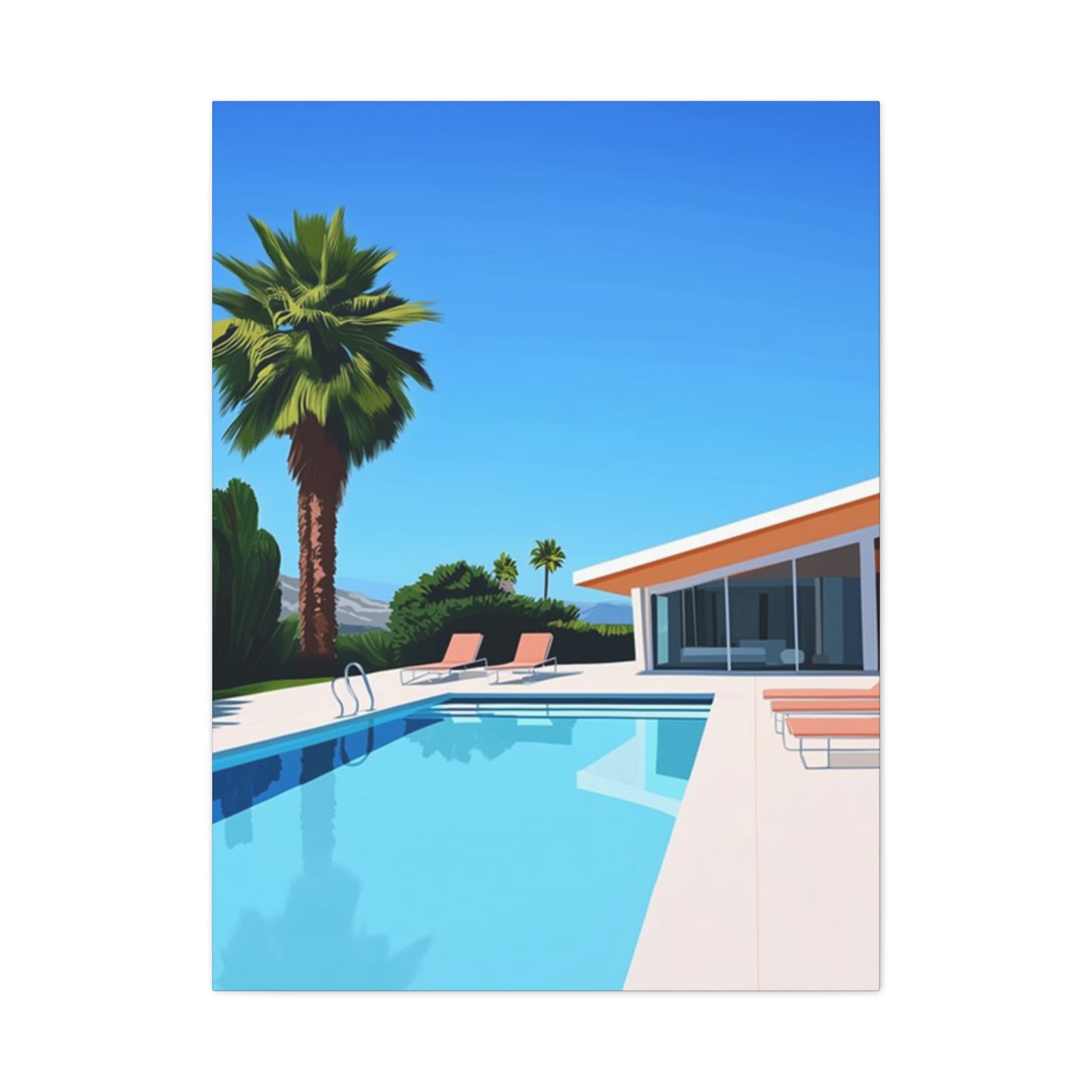 Swimming Pool In Resort Wall Art & Canvas Prints