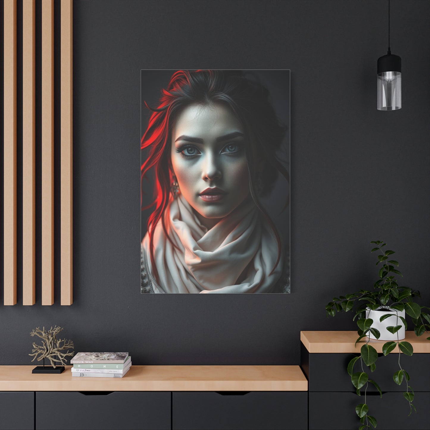 Supreme Black, White & Red Art Collection Wall Art & Canvas Print