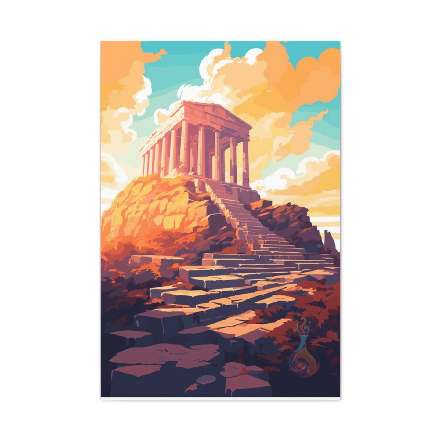 Athens Painting Wall Art & Canvas Prints