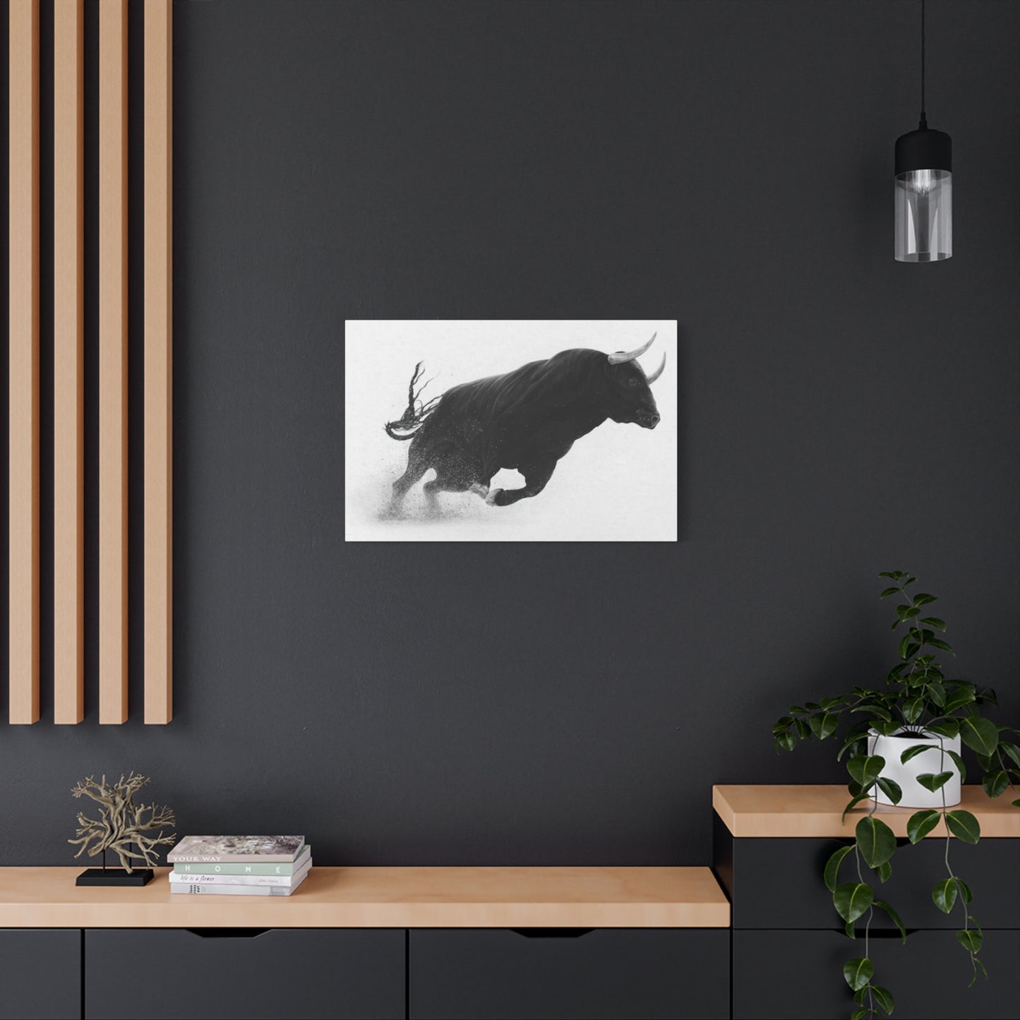Black Bull Wall Art & Canvas Prints