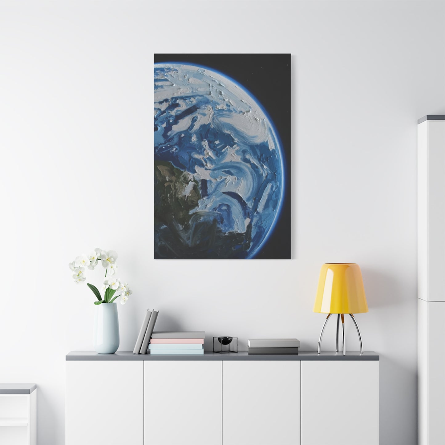 Earth 3d View Wall Art & Canvas Prints