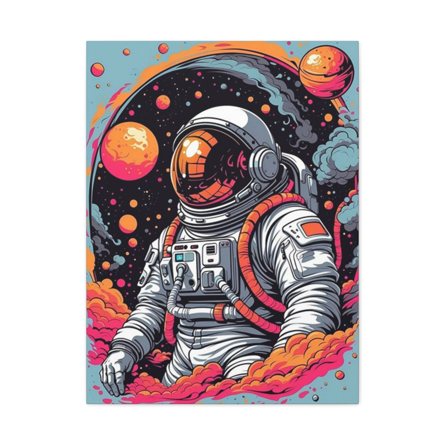 Abstract Astronaut Poster Wall Art & Canvas Prints