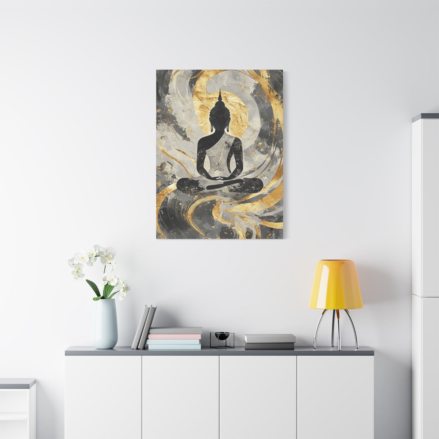 Buddha Golden Painting Wall Art & Canvas Prints