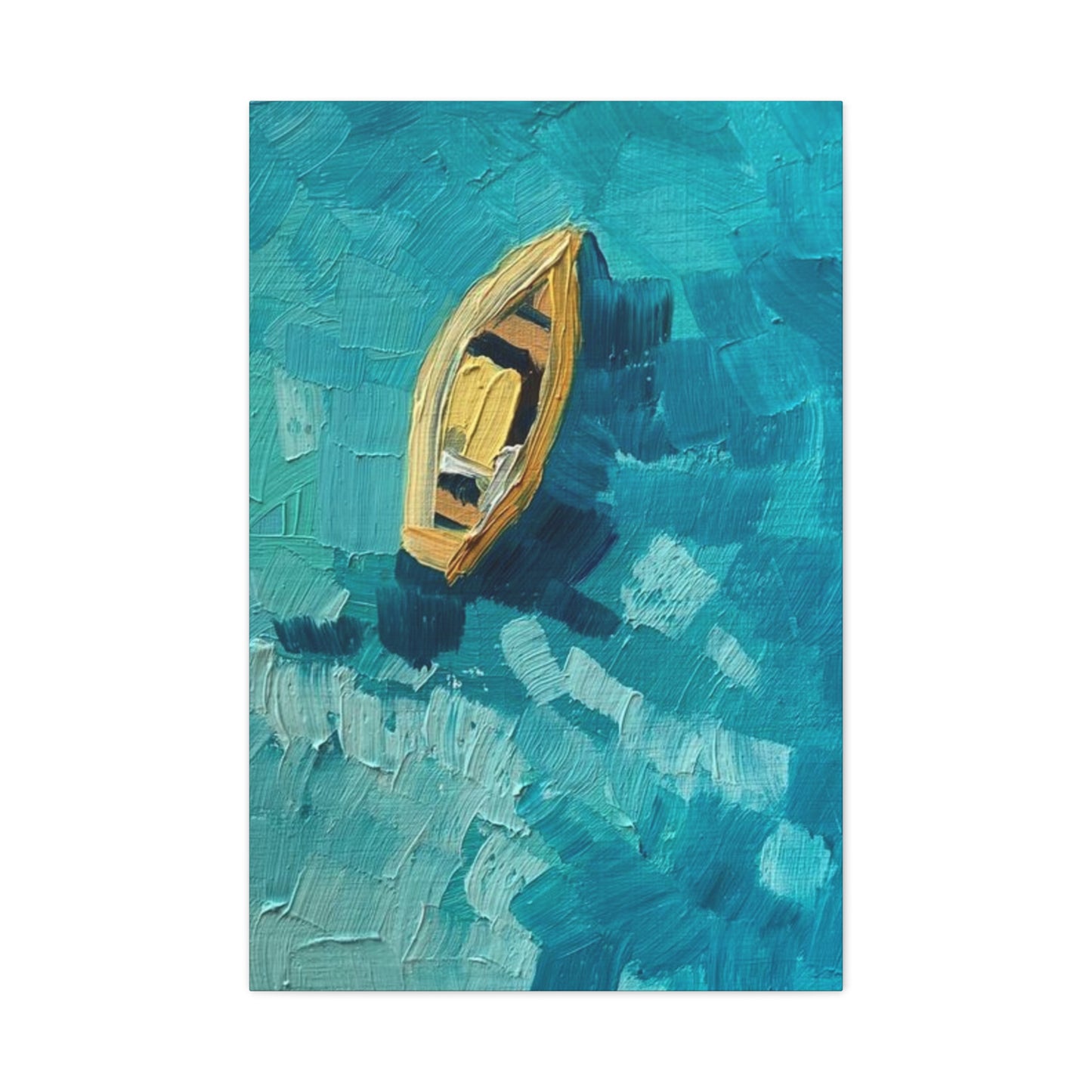 Boat in Sea Wall Art & Canvas Prints