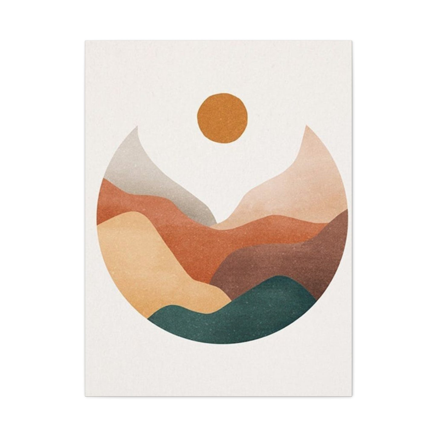 Abstract Circle Shape Pattern Wall Art & Canvas Prints