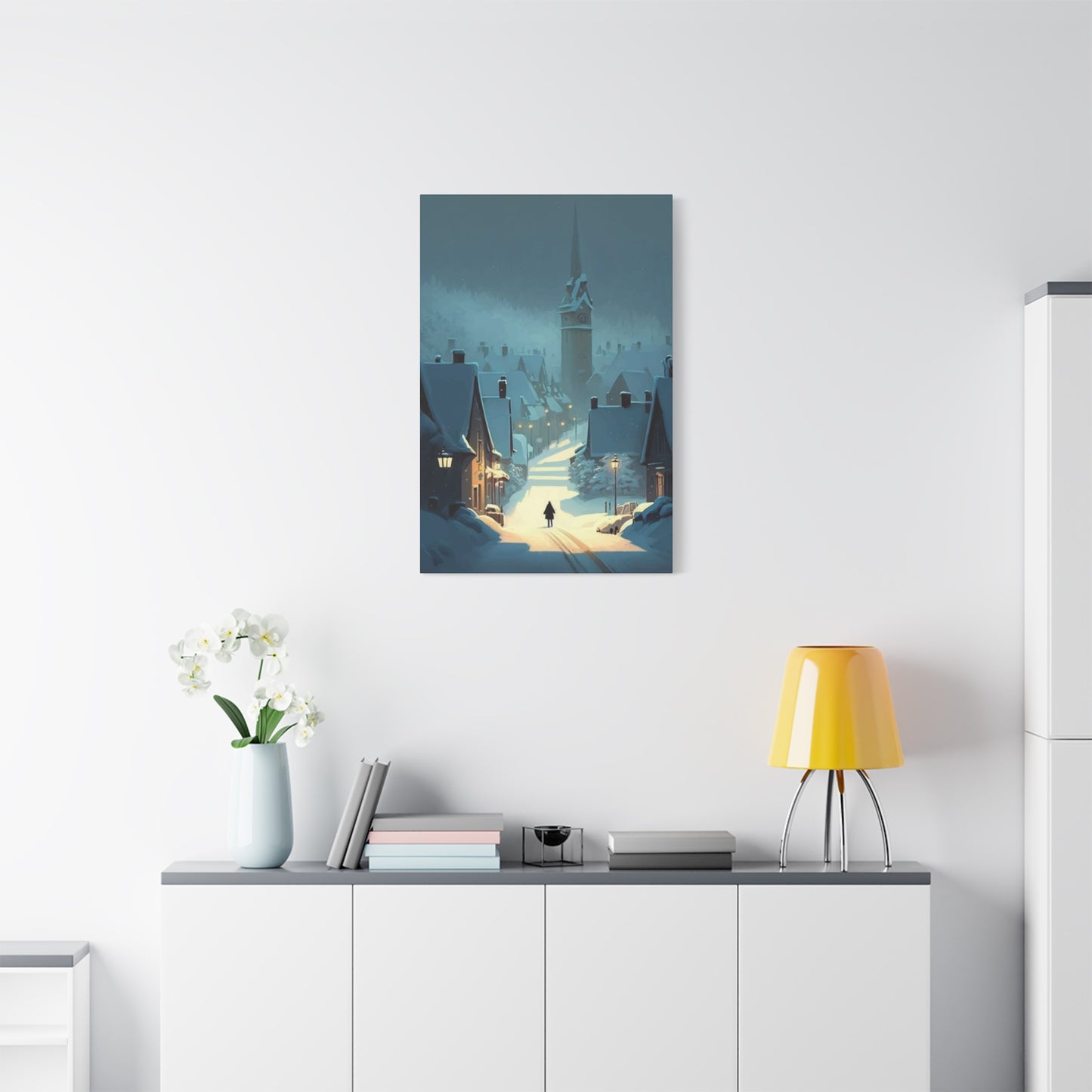 Snowy Alley Wall Art & Canvas Prints