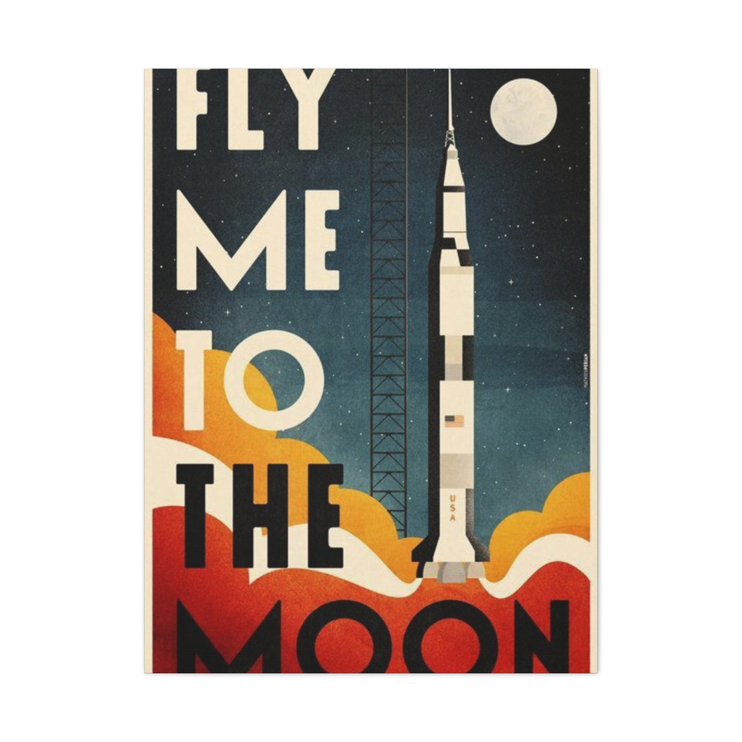 Fly Me To The Moon Wall Art & Canvas Prints