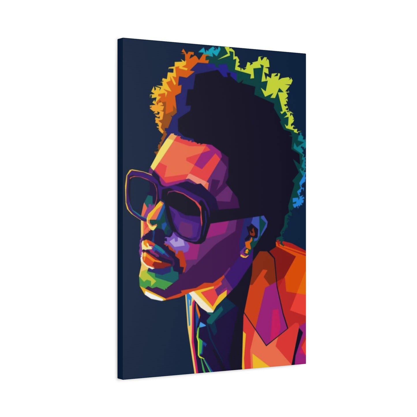 An Abstract Portrait Of The Weeknd Wall Art & Canvas Prints