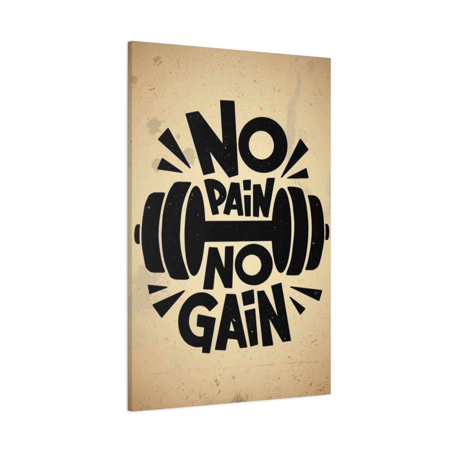 No pain No gain Wall Art & Canvas Prints