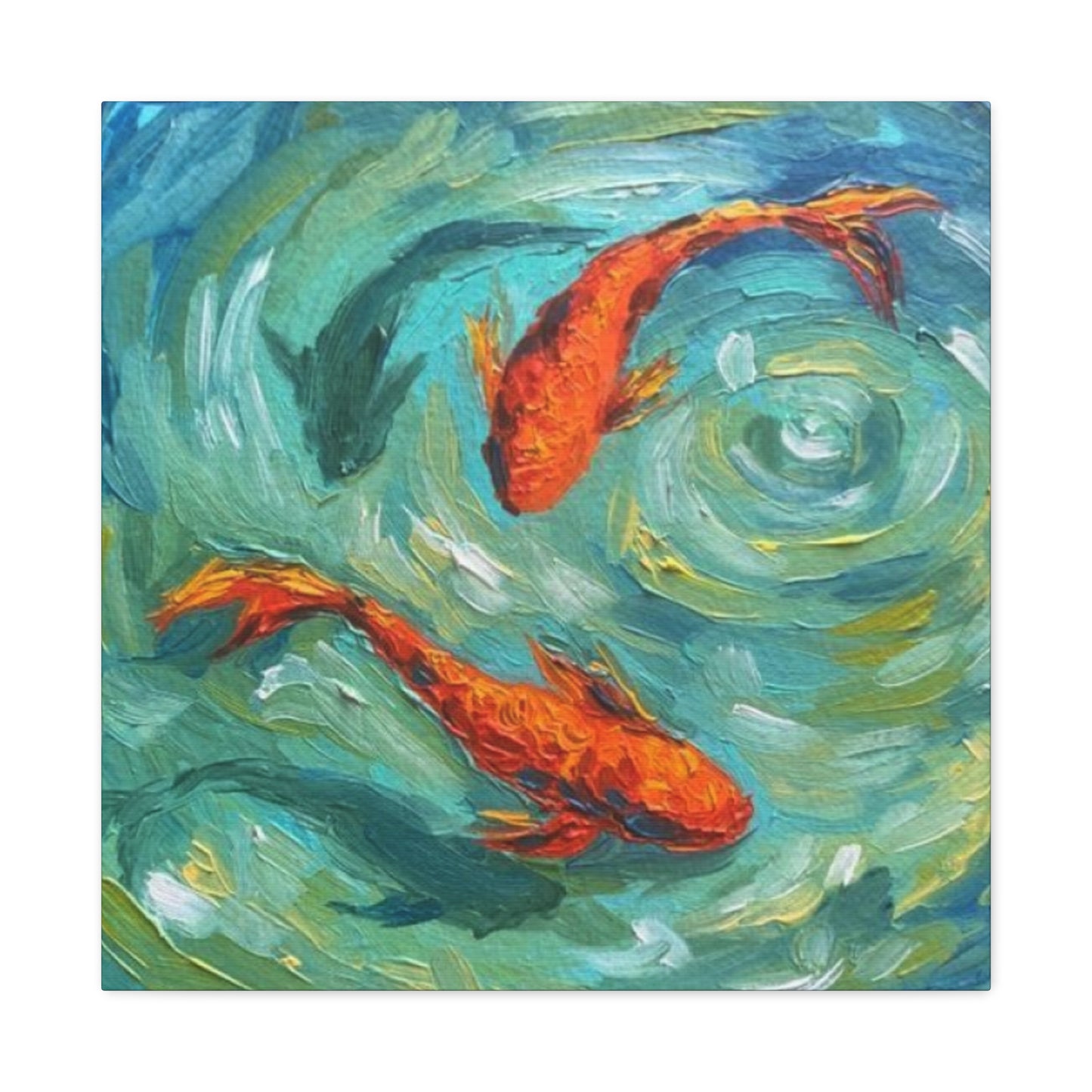 Two Koi Fishes Wall Art & Canvas Prints