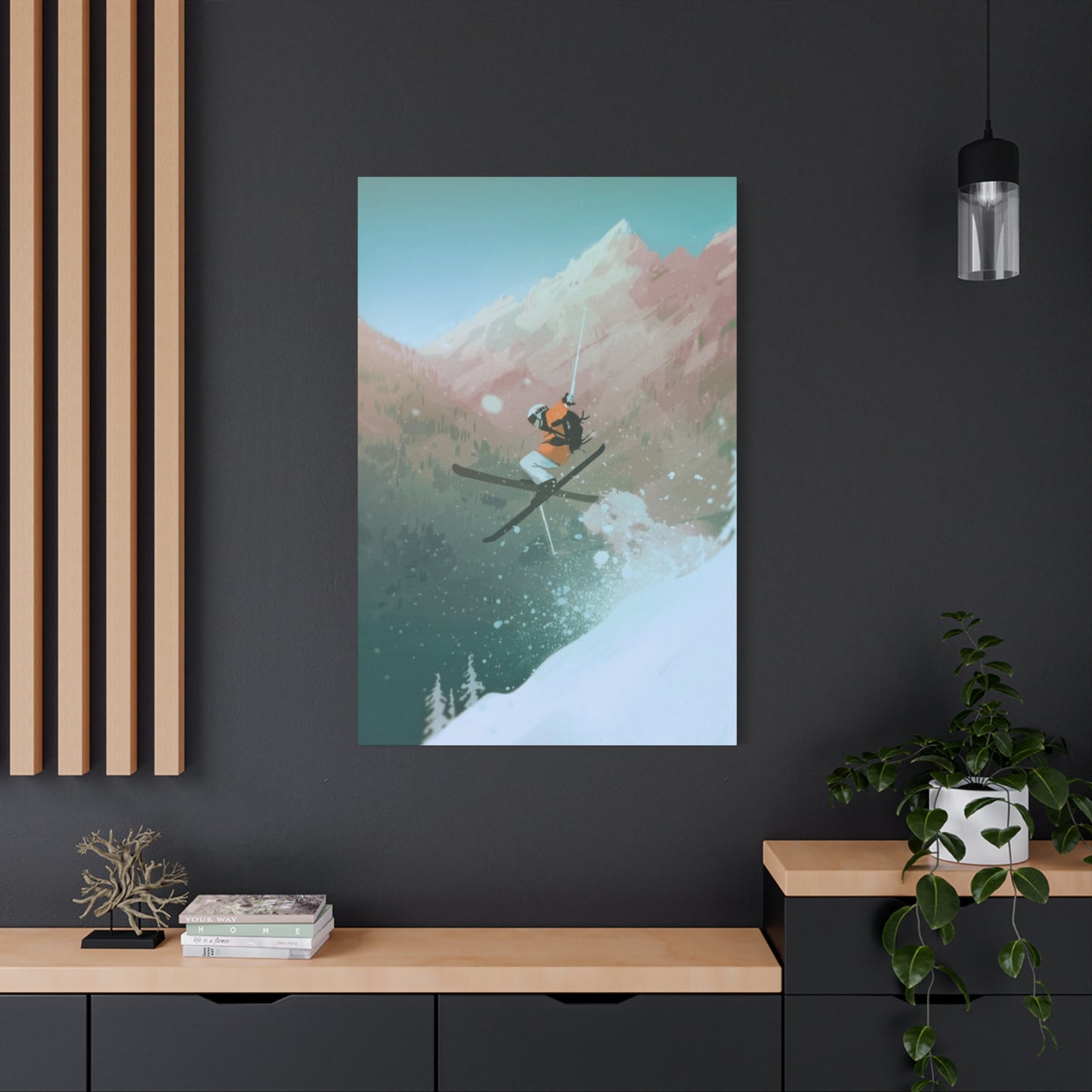 Skiing Jump Wall Art & Canvas Prints