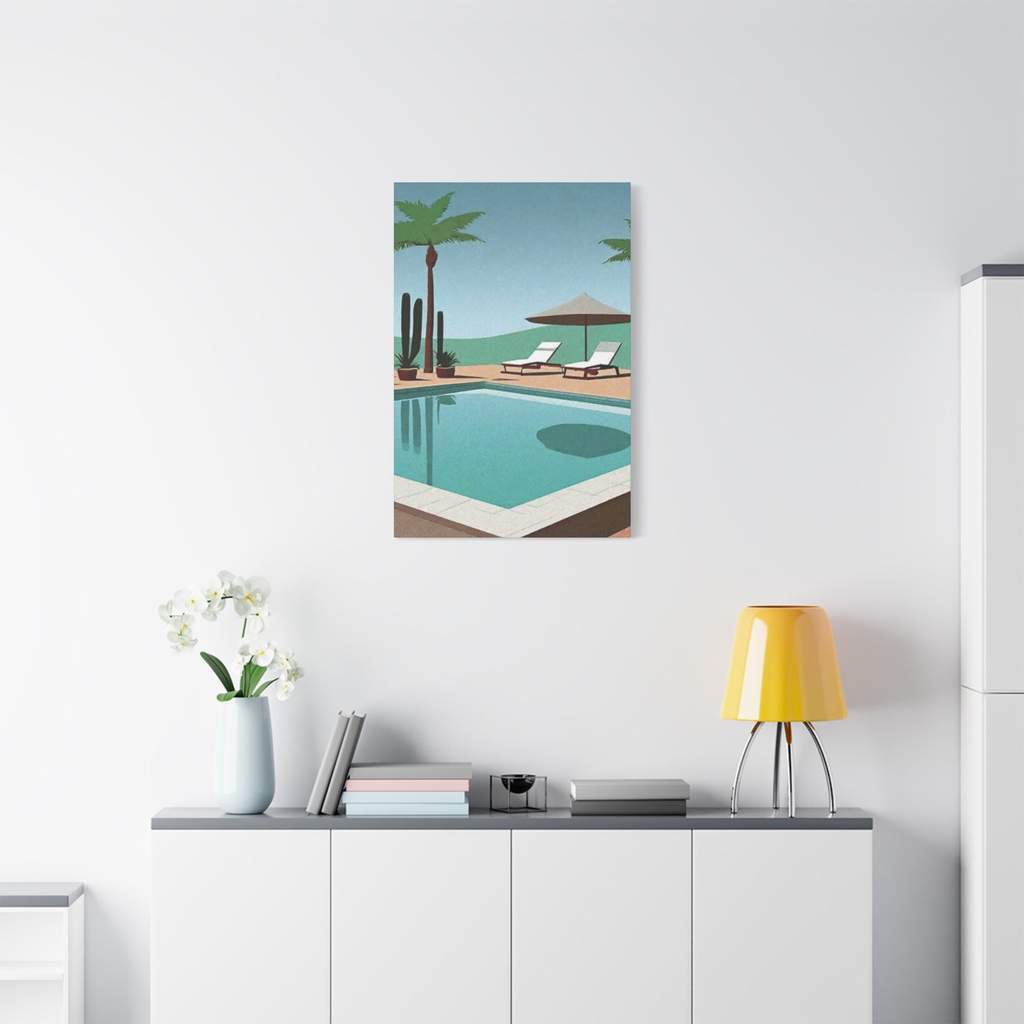 Swimming Pool In Resort Wall Art & Canvas Prints