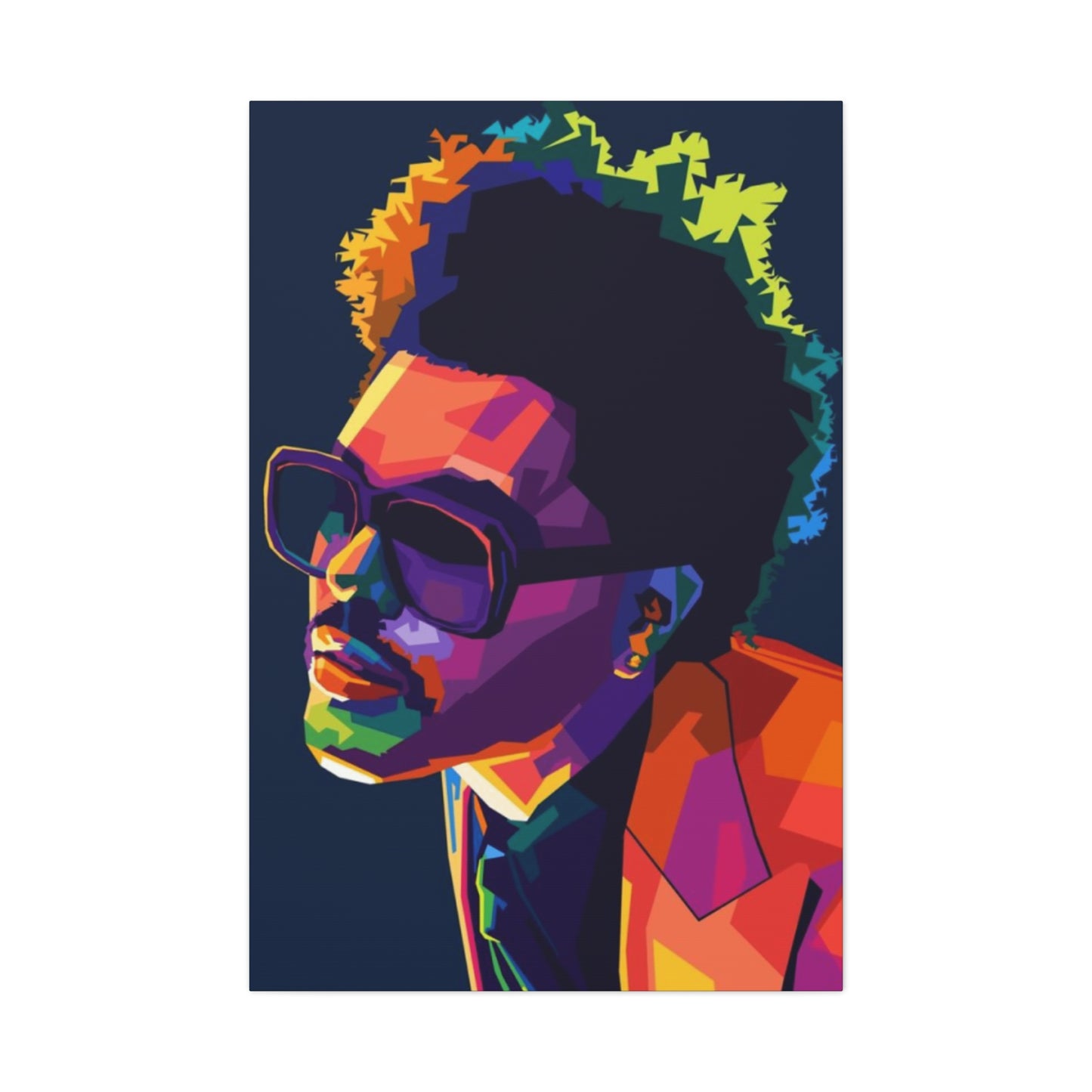 An Abstract Portrait Of The Weeknd Wall Art & Canvas Prints