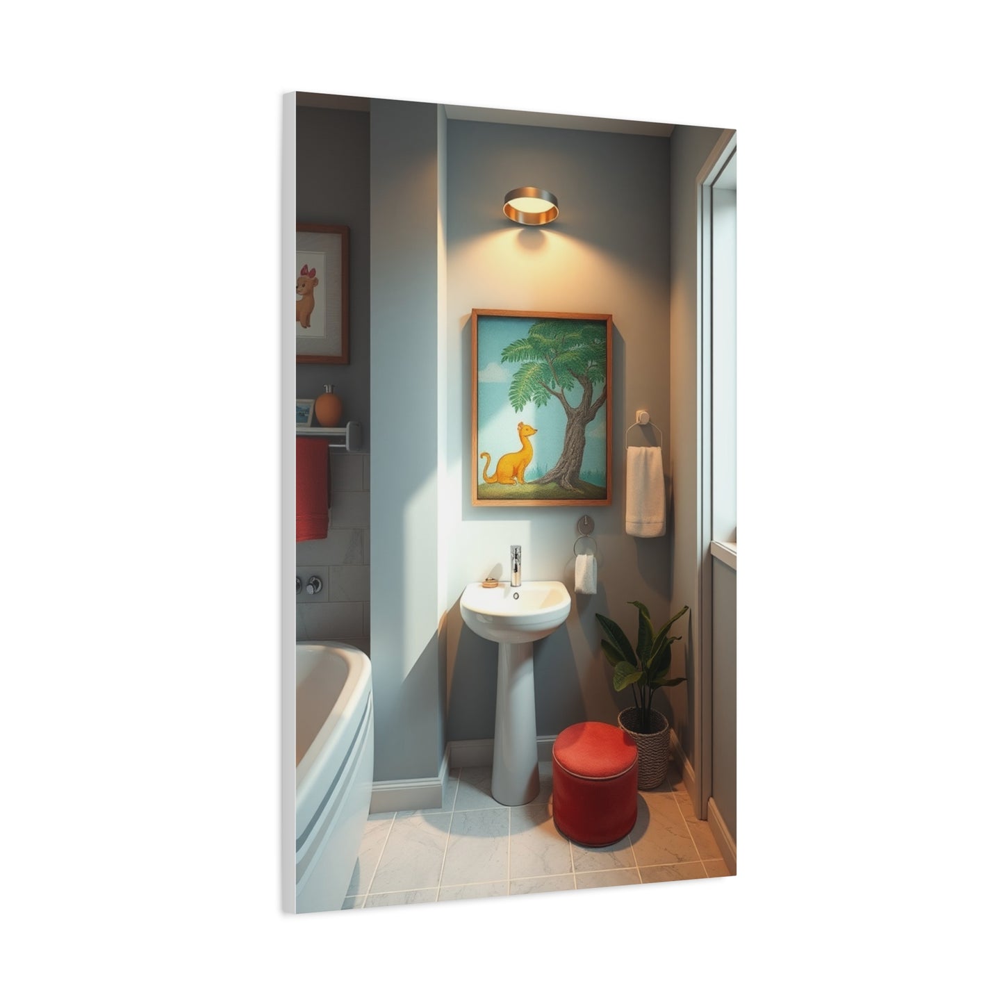 Kid’s Bathroom Art Canvas Art 3 Wall Art & Canvas Print