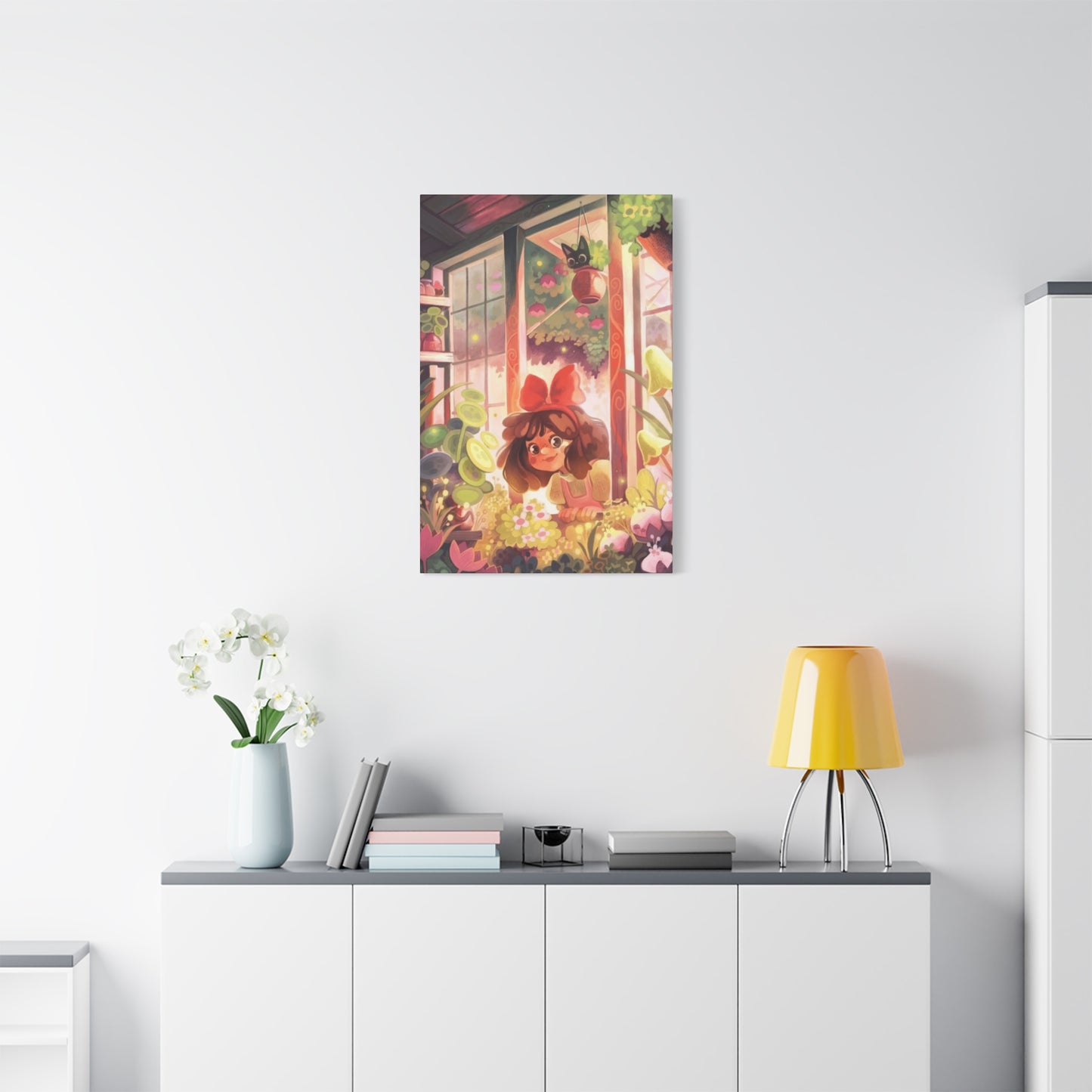 Window Girl Wall Art & Canvas Prints
