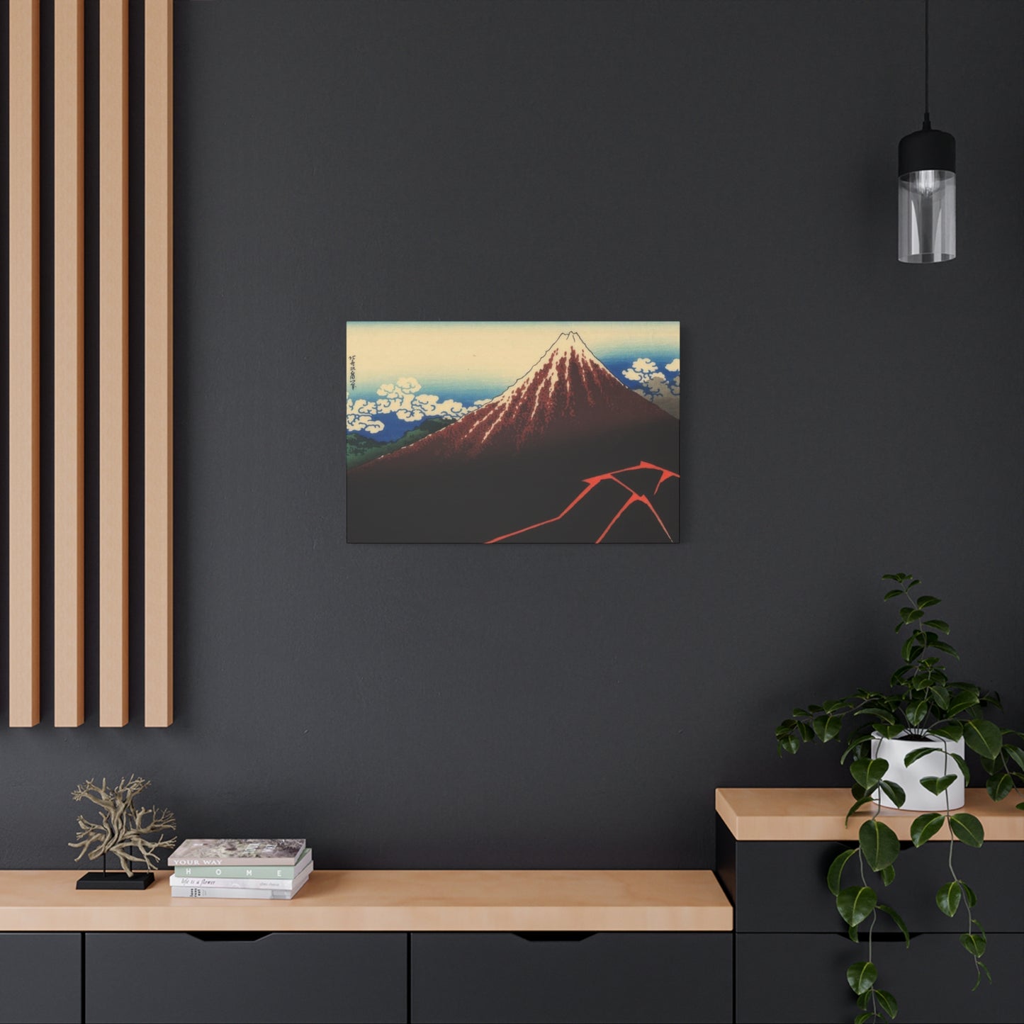 Katsushika Hokusai Shower Below The Summit Wall Art & Canvas Prints
