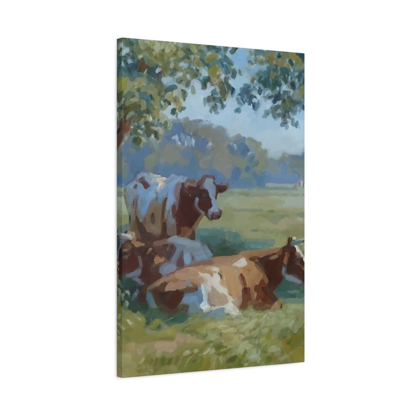 Cow Eat Grass Wall Art & Canvas Prints