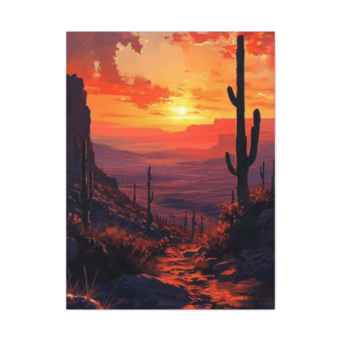 Arizona Desert Sky Sunset Wall Art & Canvas Prints