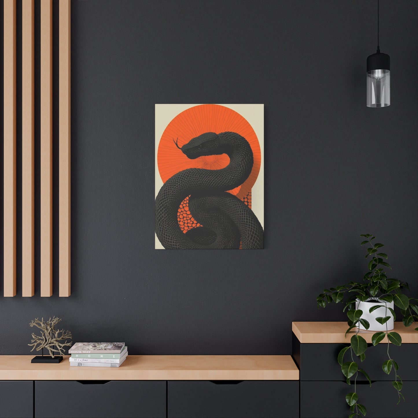 Black Snake Wall Art & Canvas Prints