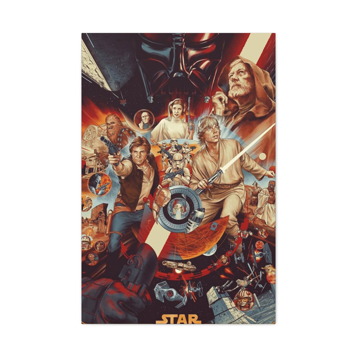 Star Wars Movie Poster Wall Art & Canvas Prints