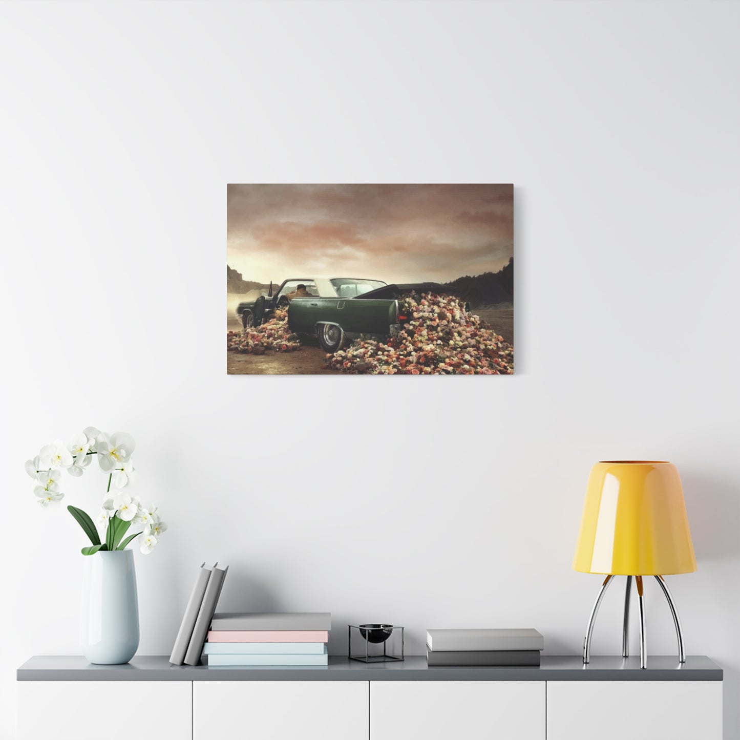 Flower Car Wall Art & Canvas Prints