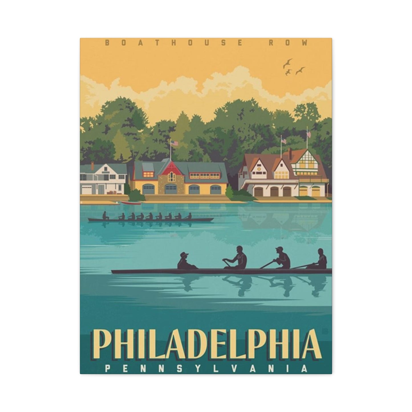 Boathouse Row Wall Art & Canvas Prints