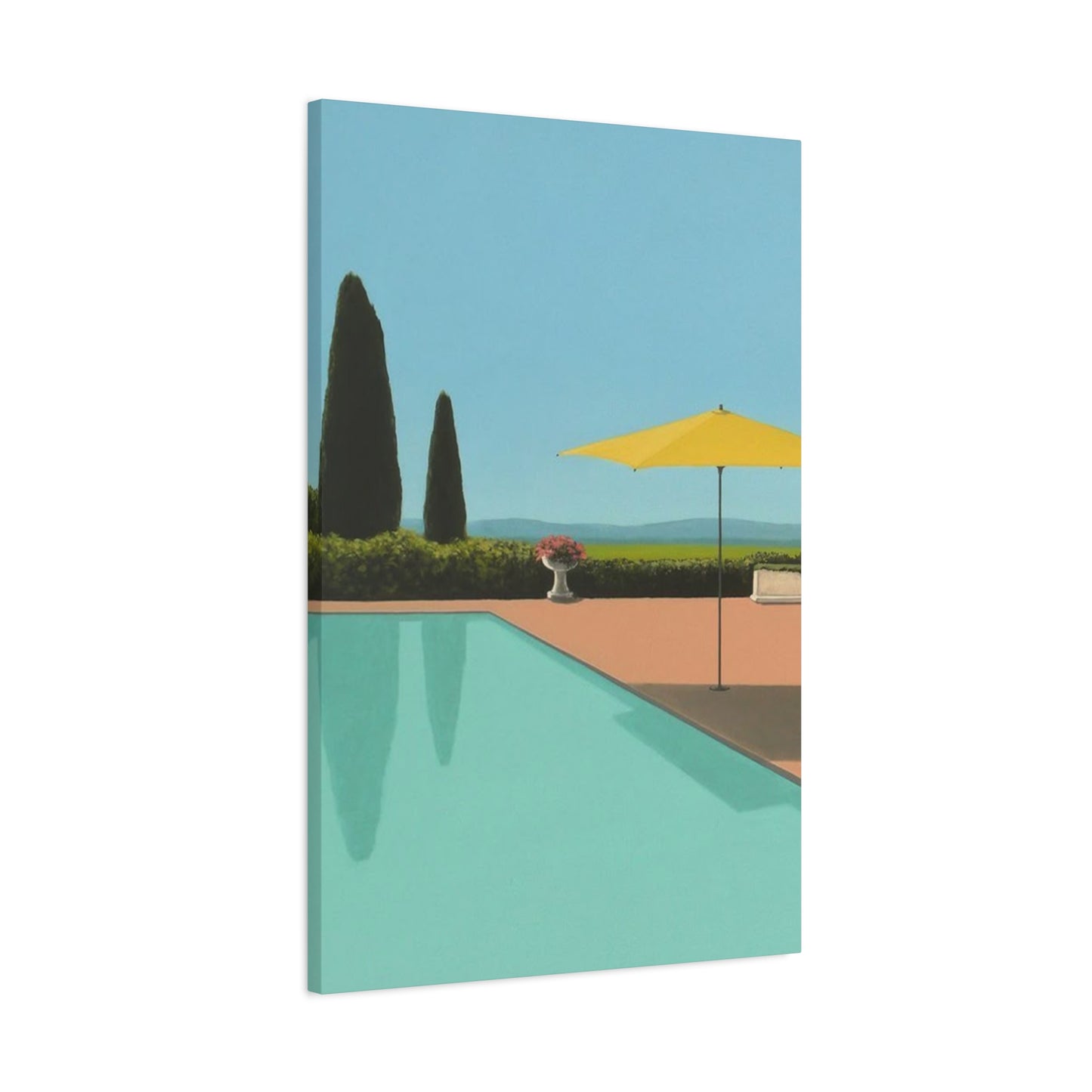 Swimming Pool In Hotel Wall Art & Canvas Prints