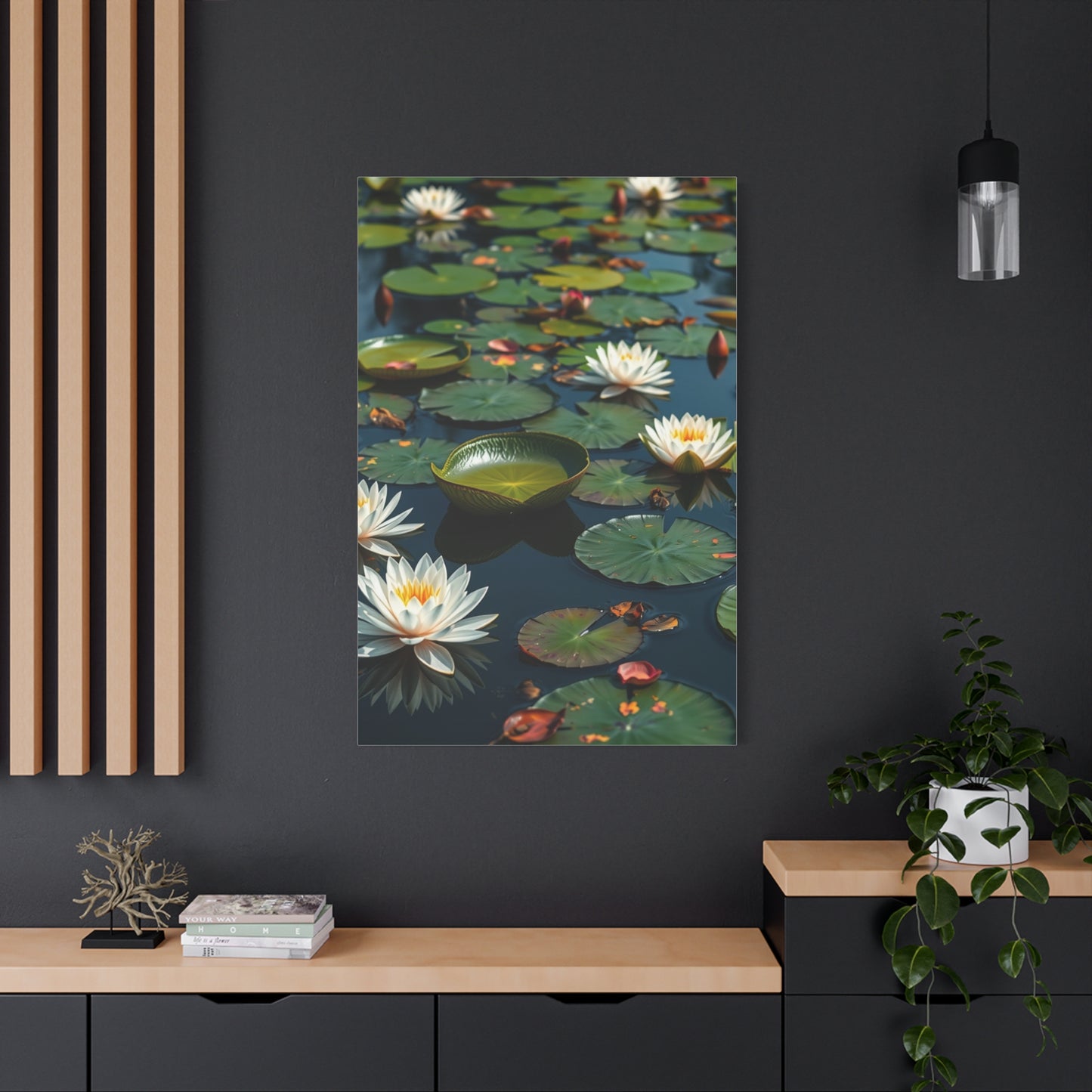 Vision Claude Monet Water Lilies Art Art Wall Art & Canvas Print