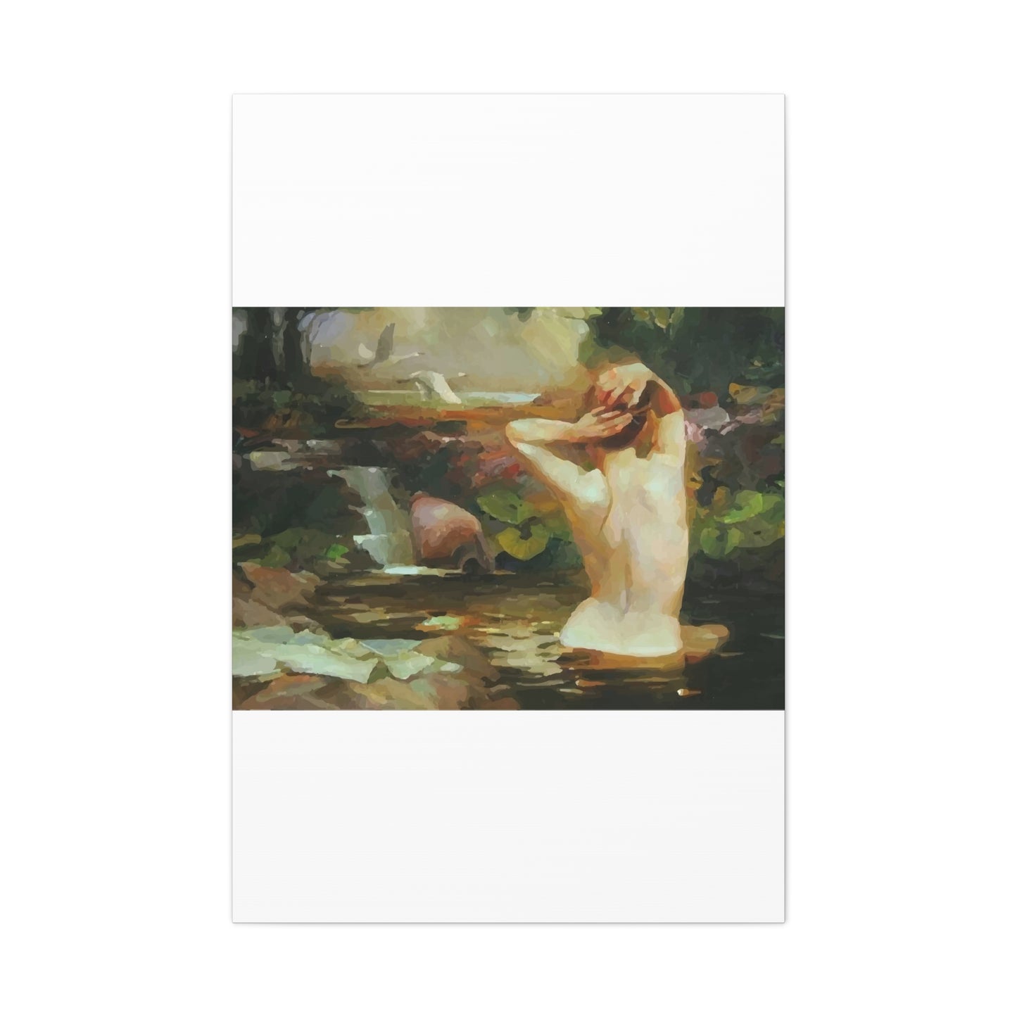 Girl In River Wall Art & Canvas Prints