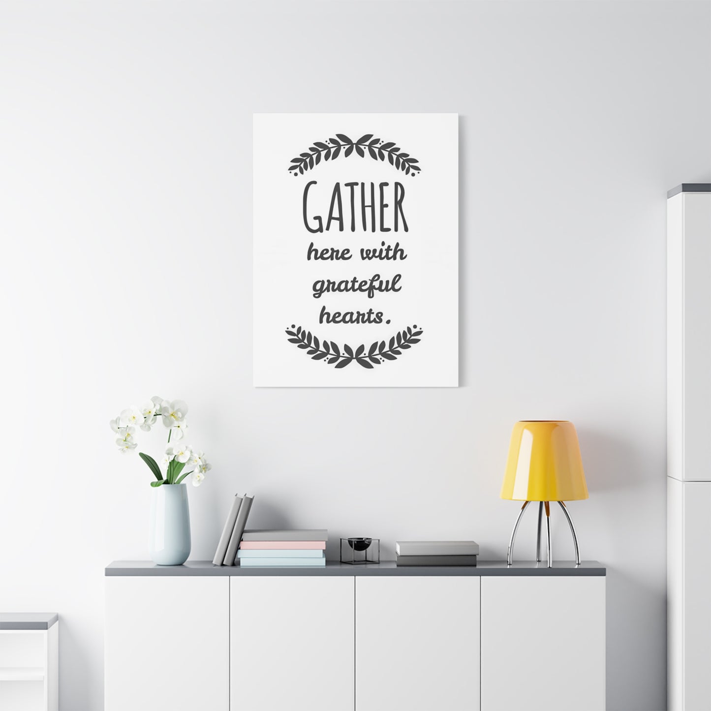 Gather With Grateful Heart Wall Art & Canvas Prints