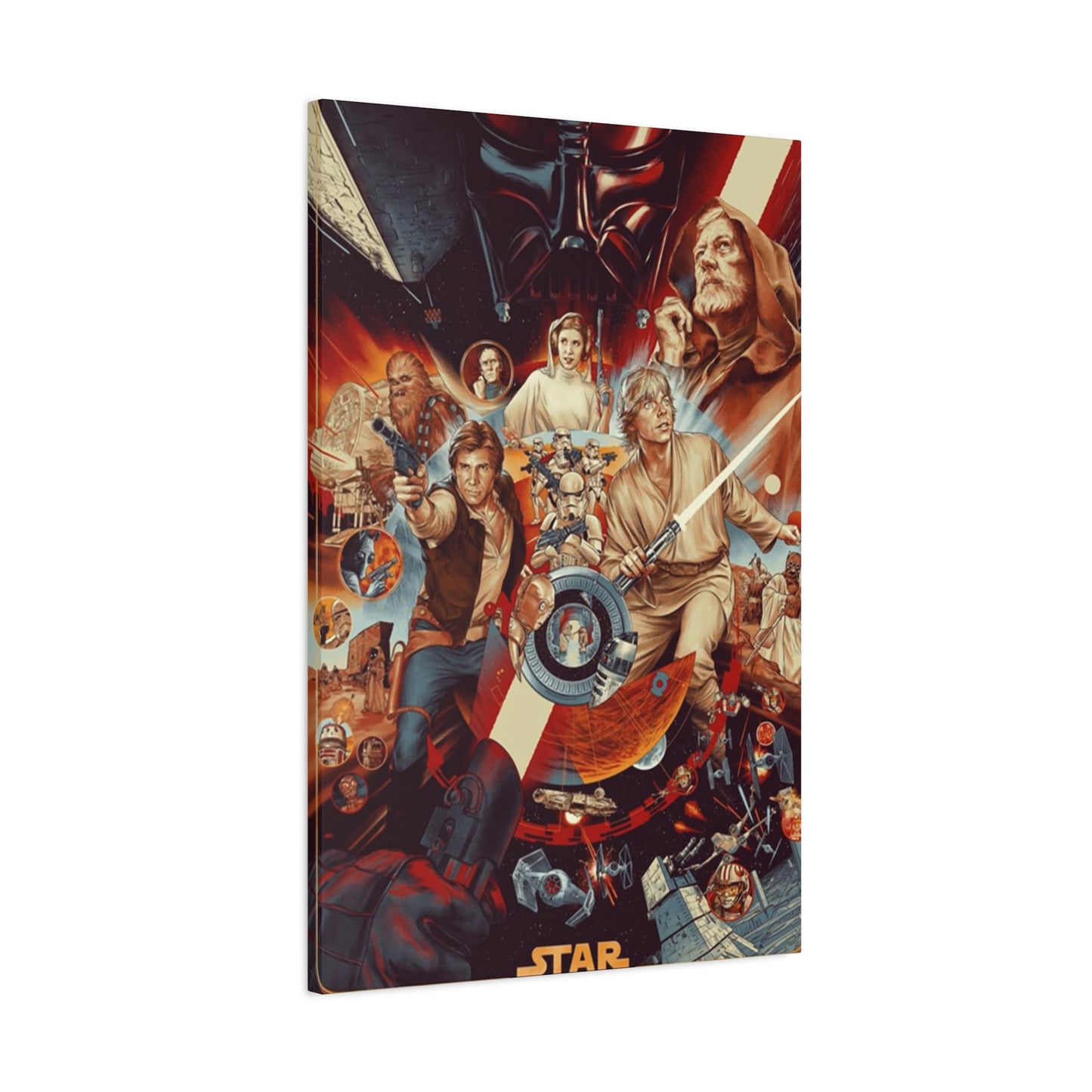 Star Wars Movie Poster Wall Art & Canvas Prints