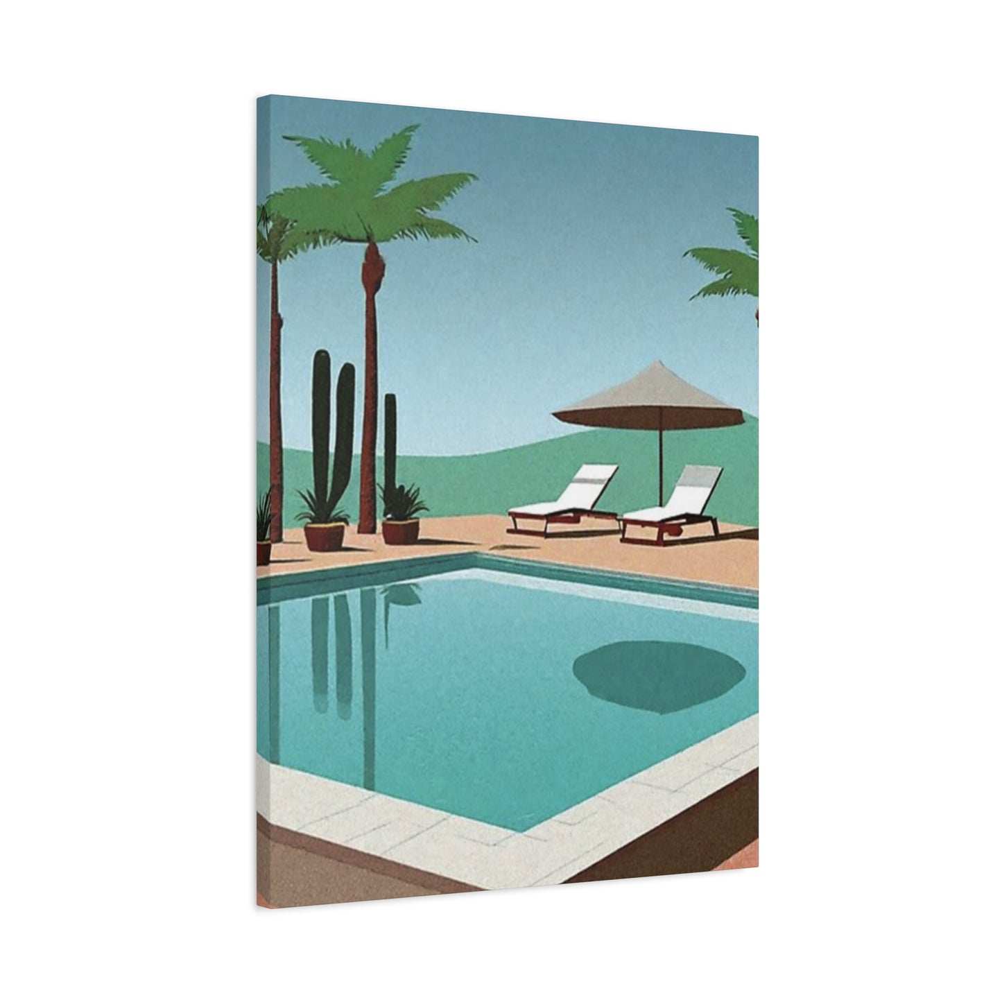 Swimming Pool In Resort Wall Art & Canvas Prints