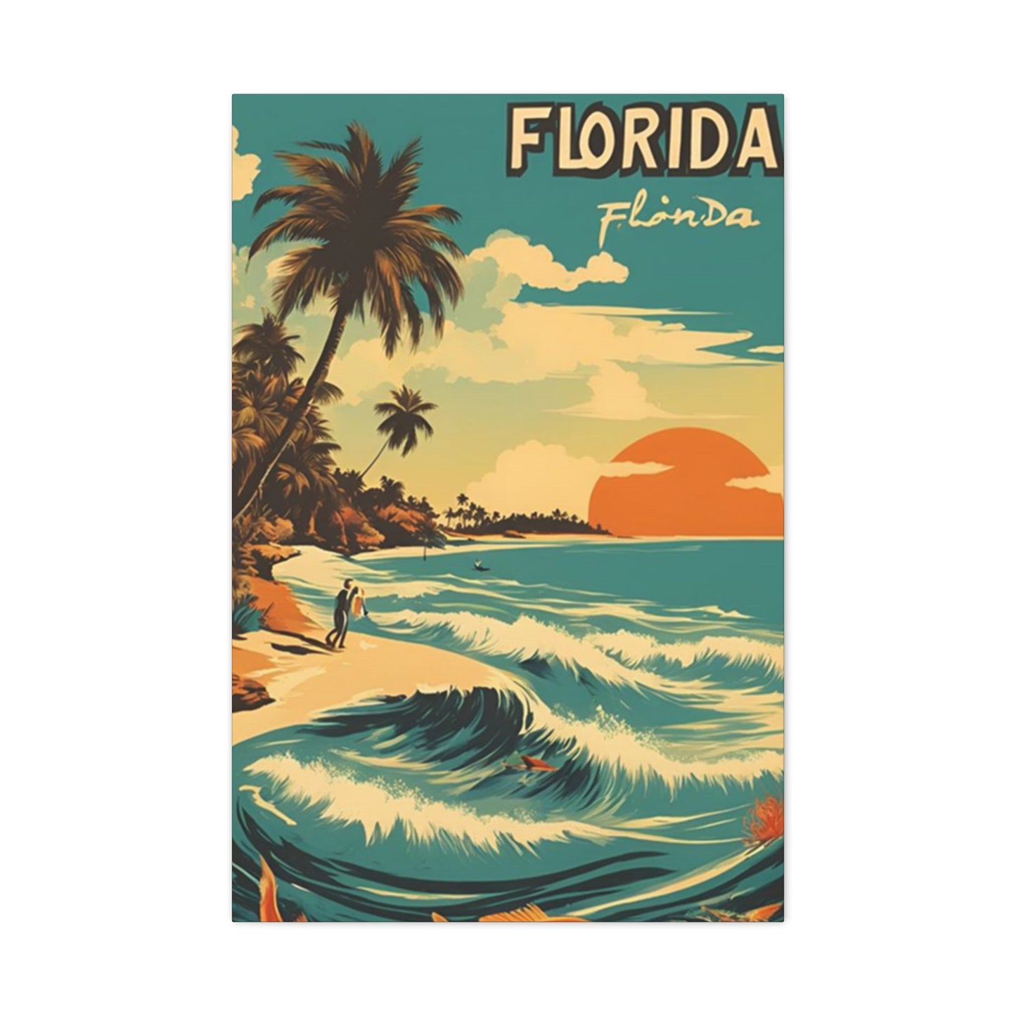 Florida Beach Poster Wall Art & Canvas Prints