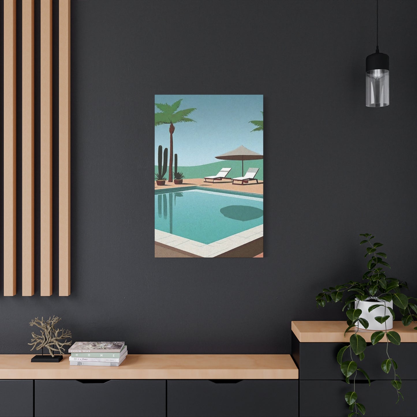 Swimming Pool In Resort Wall Art & Canvas Prints