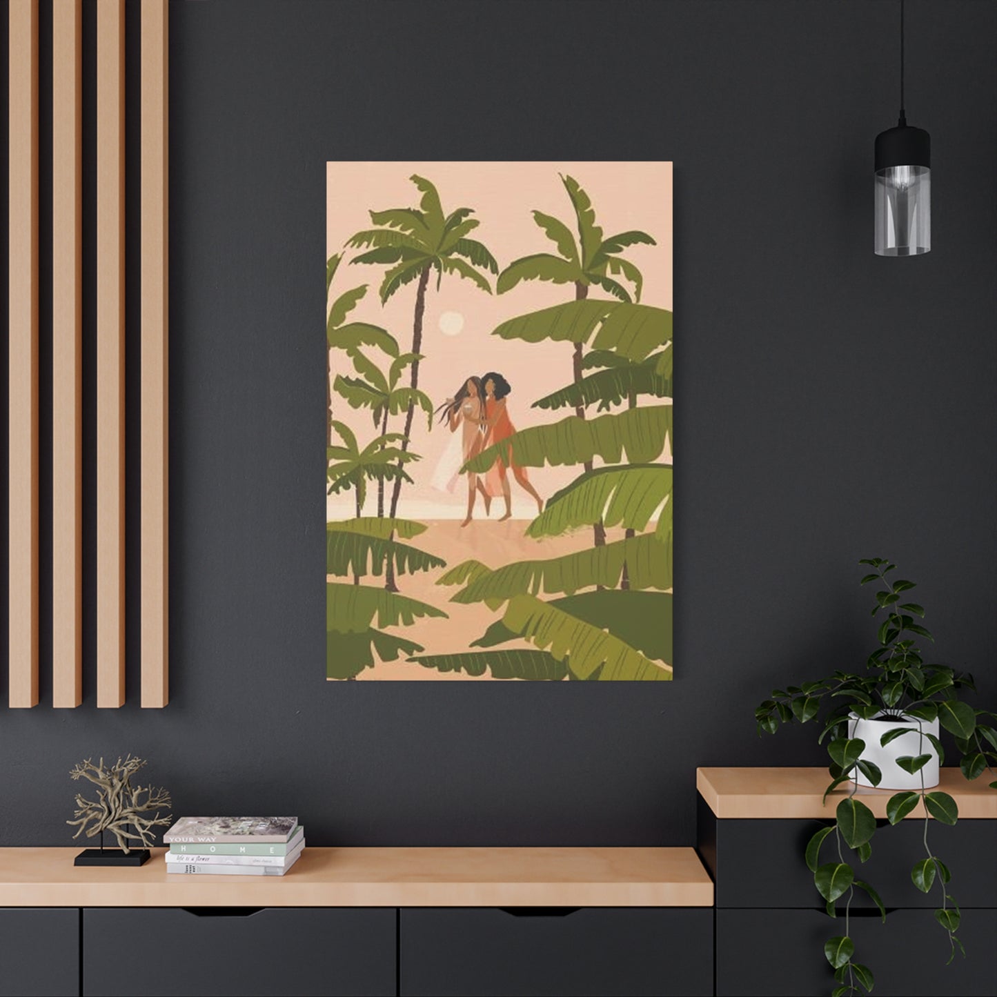 Women Enjoying On Beach Wall Art & Canvas Prints