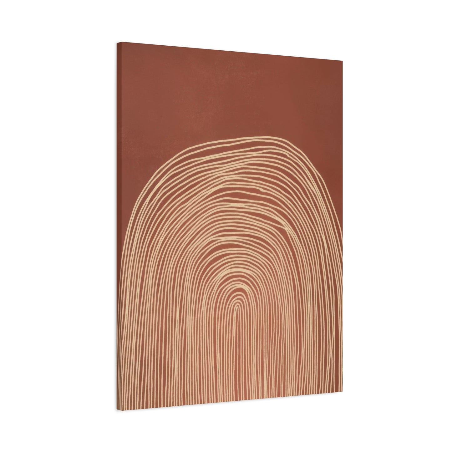 Abstract Concentrix Curves Earth Tones Wall Art & Canvas Prints