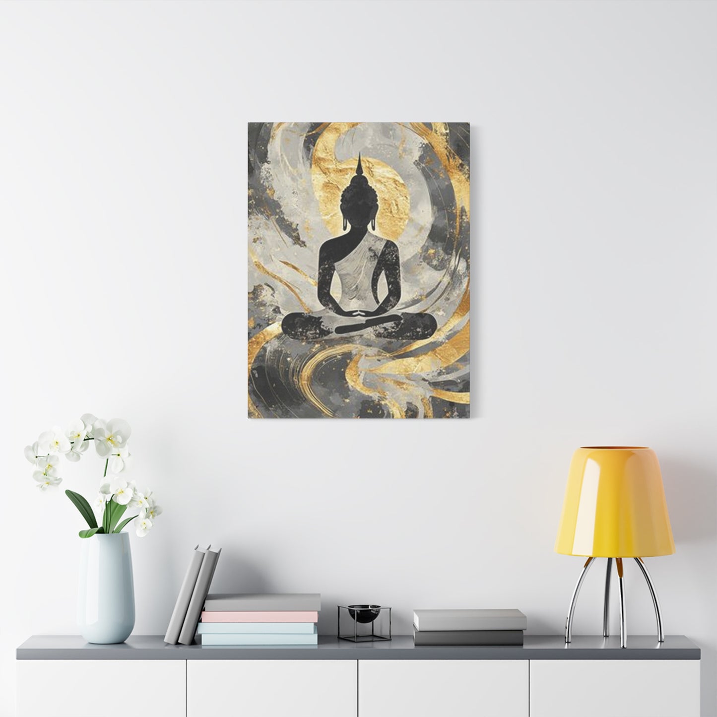 Buddha Golden Painting Wall Art & Canvas Prints