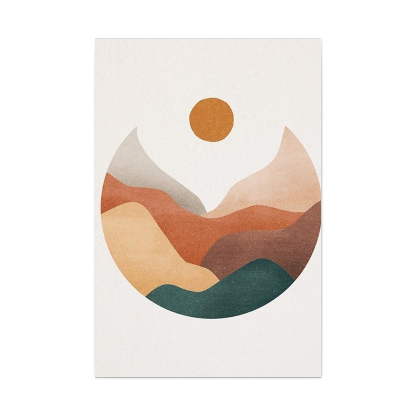 Abstract Circle Shape Pattern Wall Art & Canvas Prints