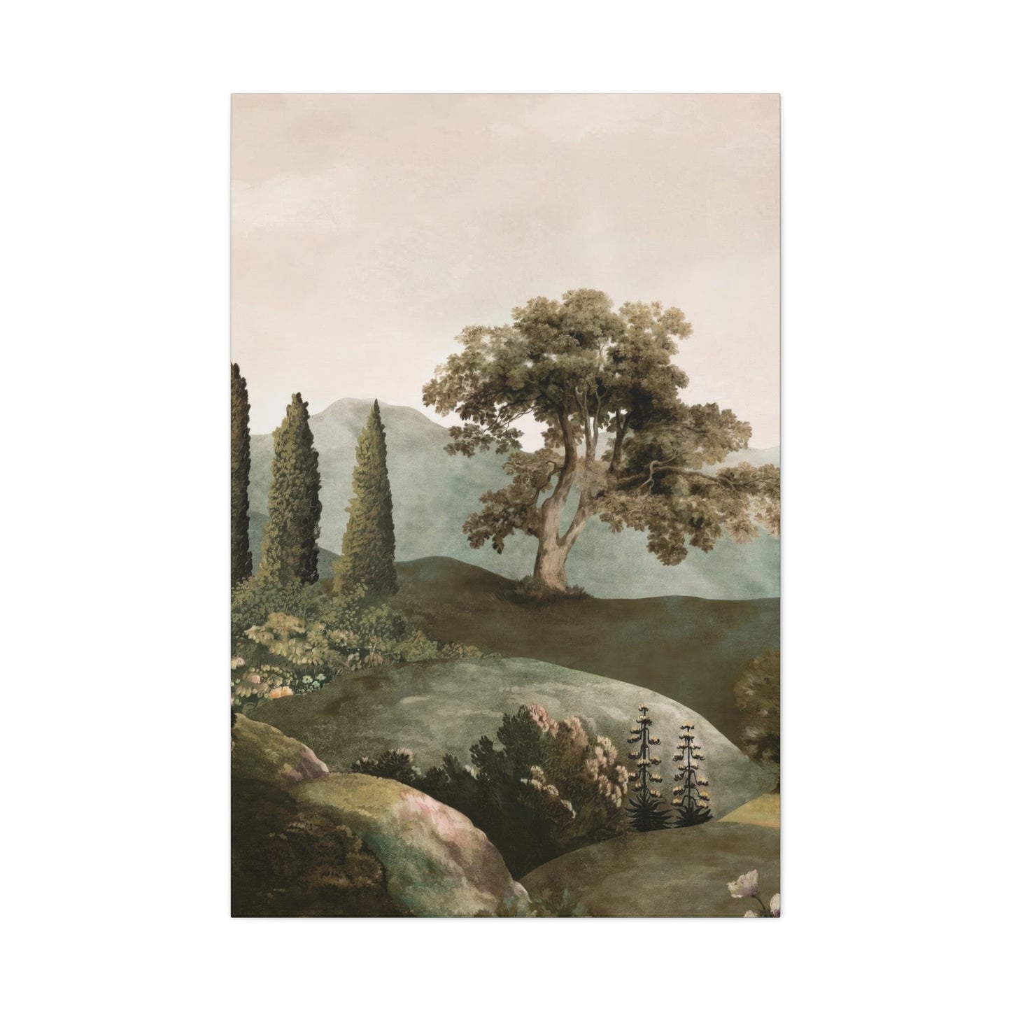 Green Scenery Colorful Wall Art & Canvas Prints