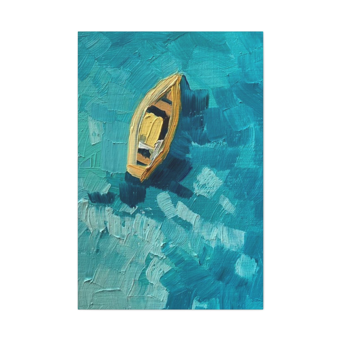 Boat in Sea Wall Art & Canvas Prints