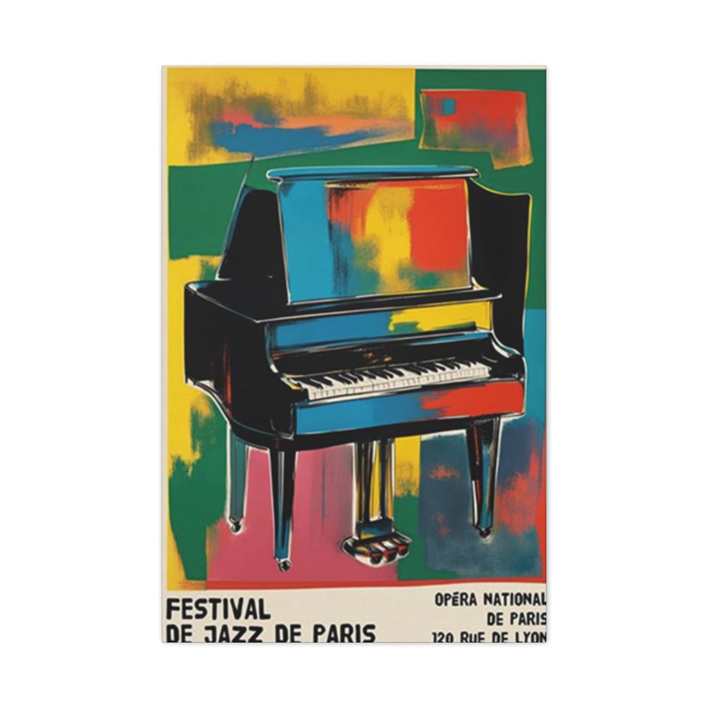 Festival De Jazz De Paris Wall Art & Canvas Prints