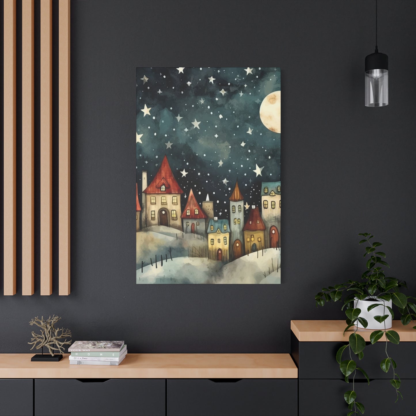 Snow and Stars Wall Art & Canvas Prints