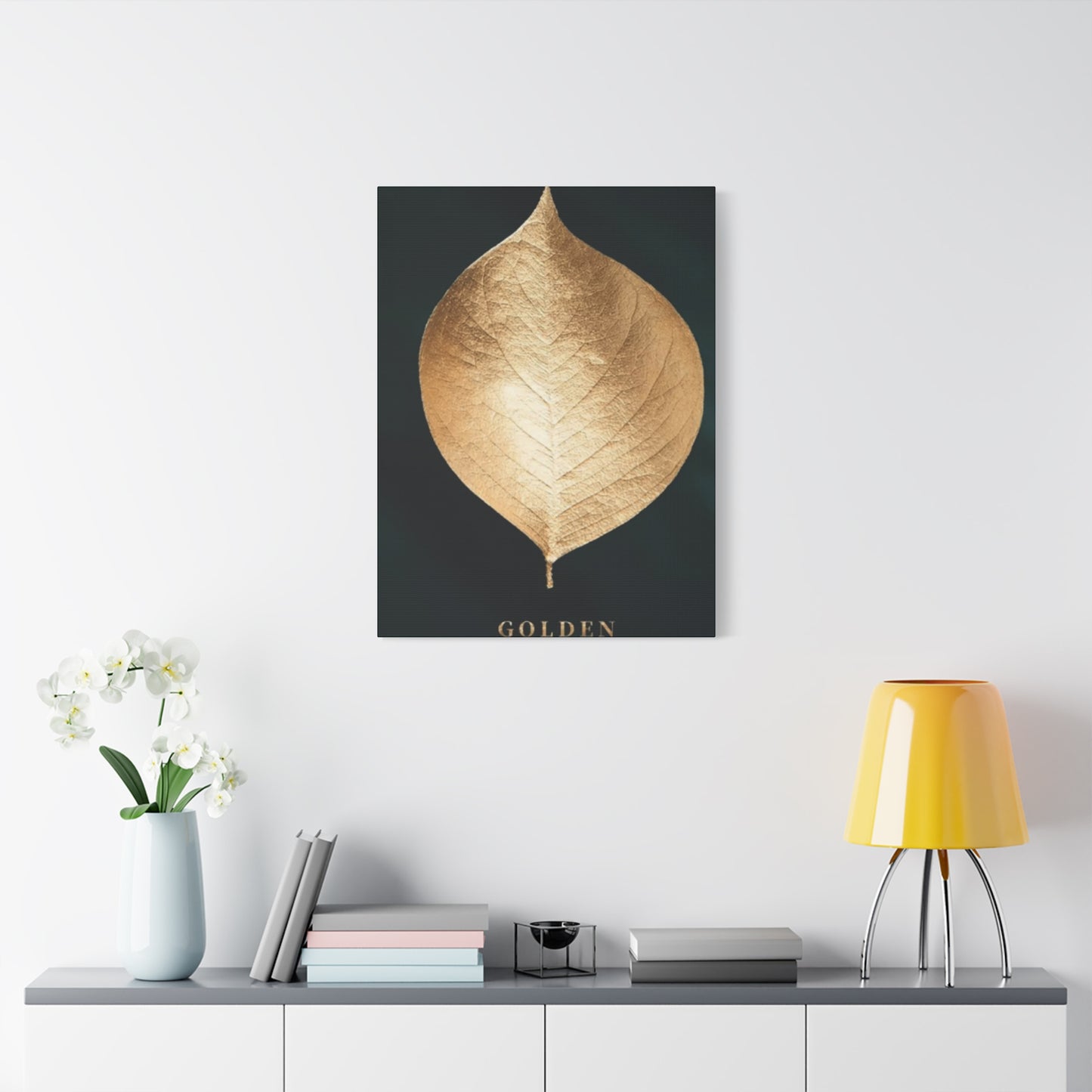 Golden Leaf Wall Art & Canvas Prints