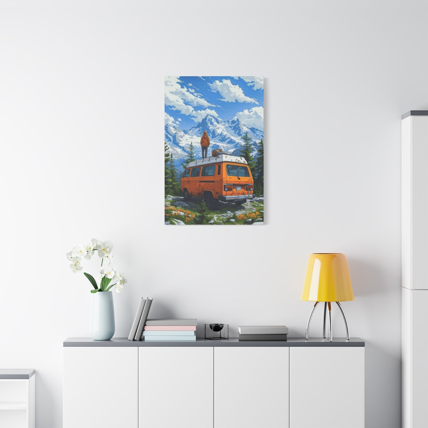 Yellow Van Wall Art & Canvas Prints