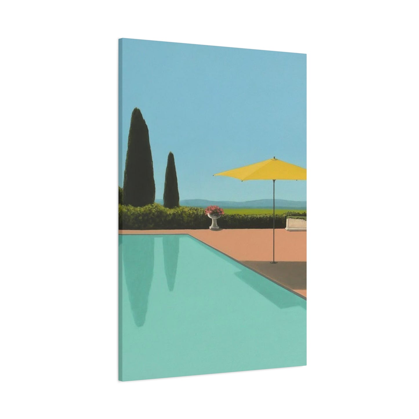 Swimming Pool In Hotel Wall Art & Canvas Prints