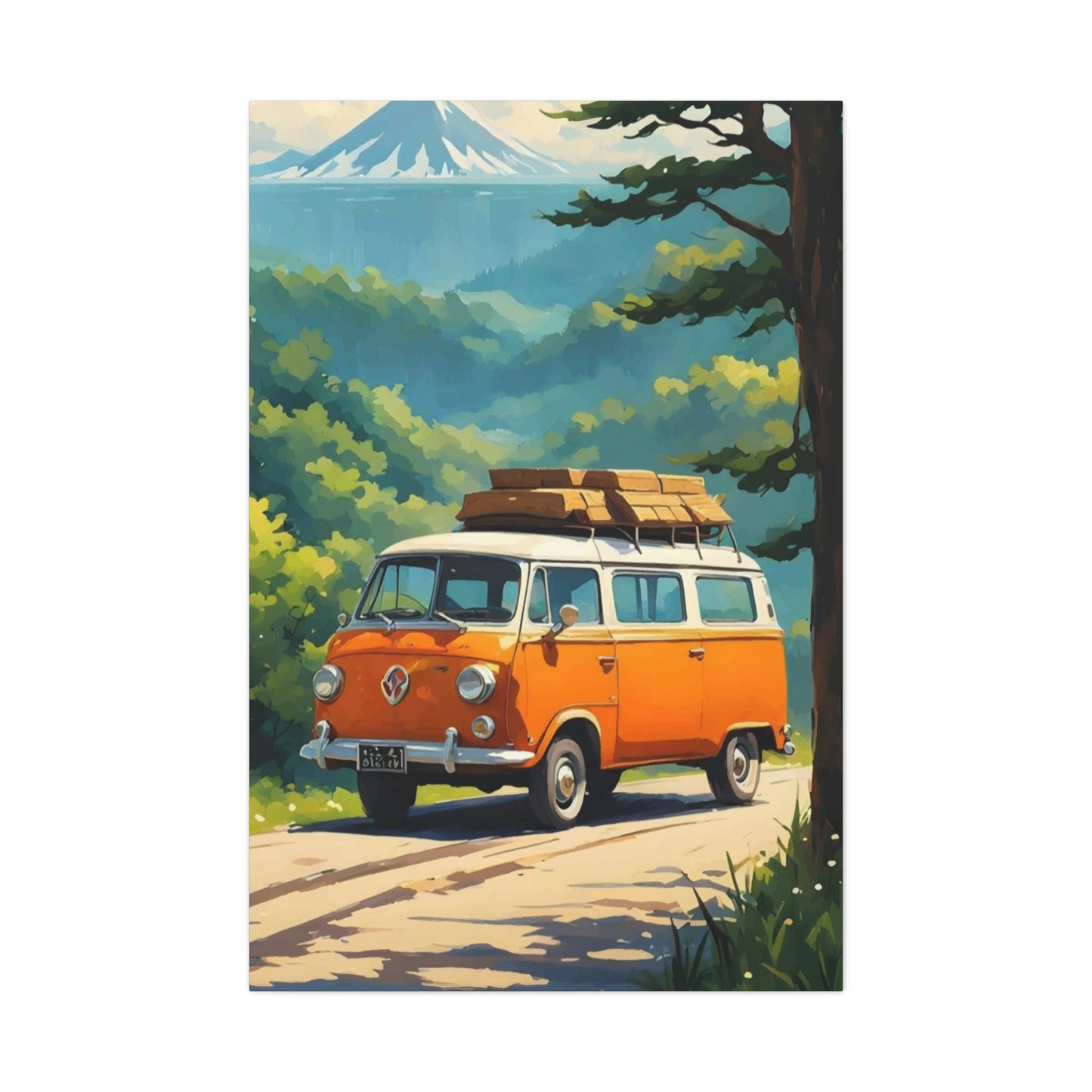 Van In Streets Wall Art & Canvas Prints