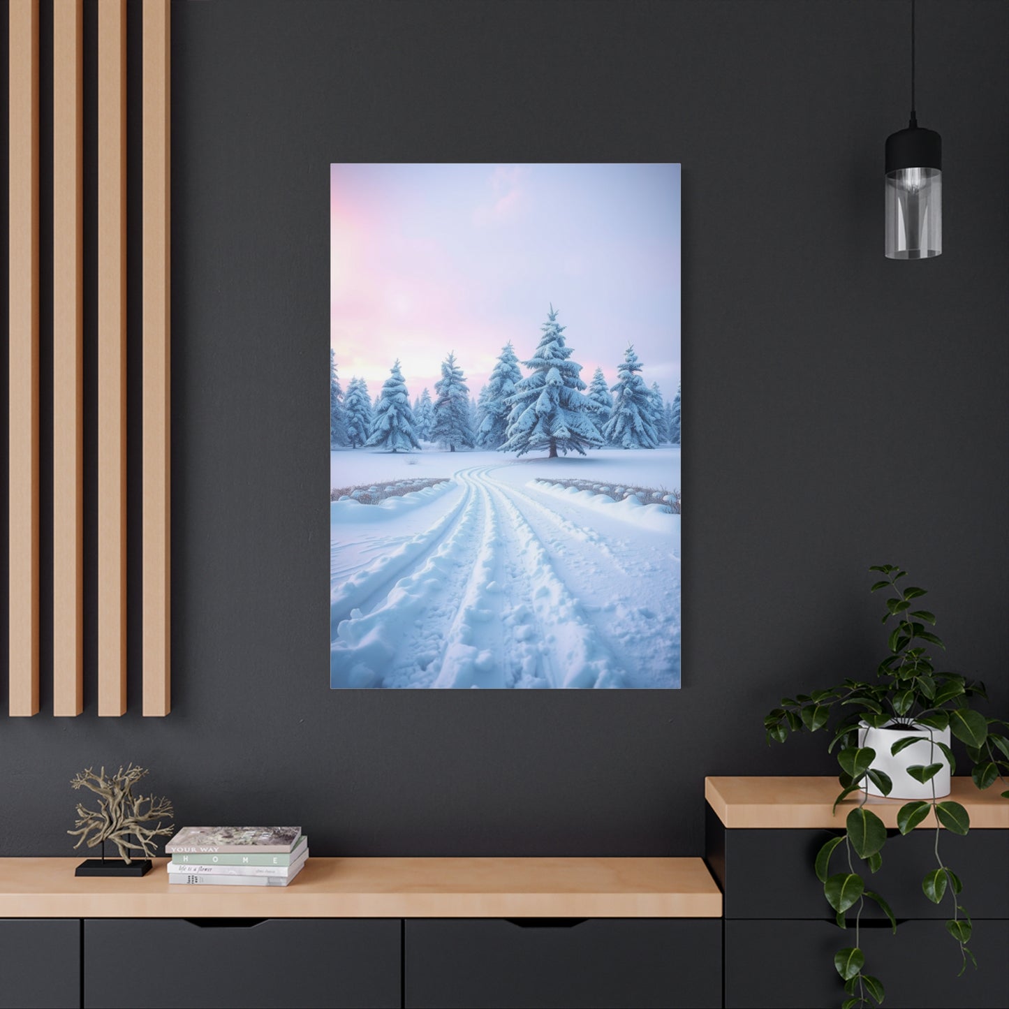 Majestic Winter Horizon Wall Art & Canvas Print
