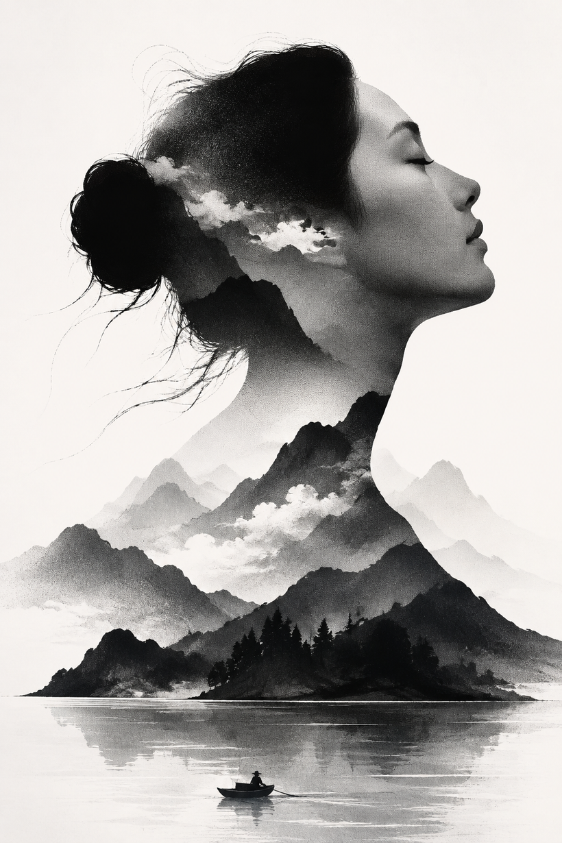 Black And White Illustrations Wall Art