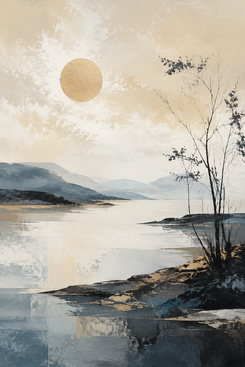Calm & Sophisticated Living Room Wall Art